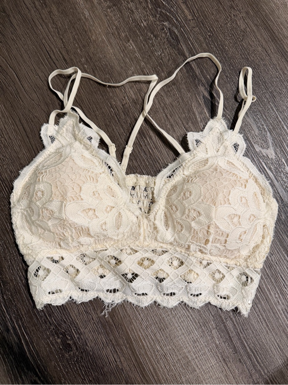 Anemone Ivory Lace Bralette